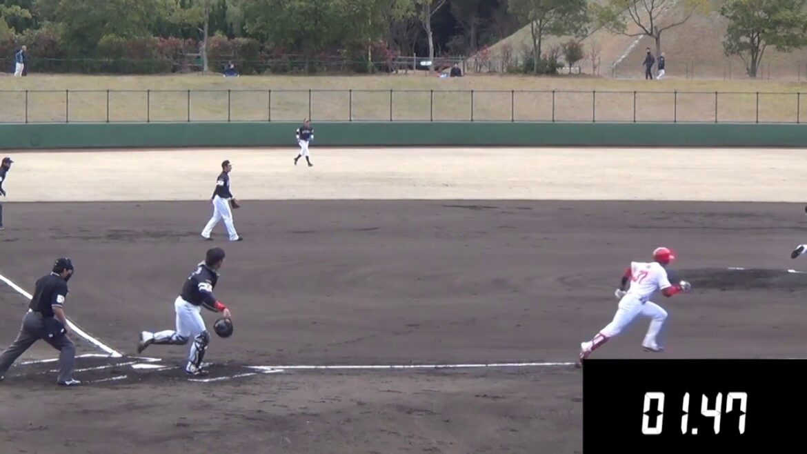 2016/3/11@由宇練習場 野間峻祥選手2安打1打点＆好走塁