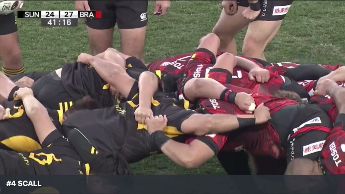 スクラム / NTTジャパンラグビー リーグワン2022 ディビジョン 1 第1節 カンファレンスB 東京サンゴリアスv東芝ブレイブルーパス東京