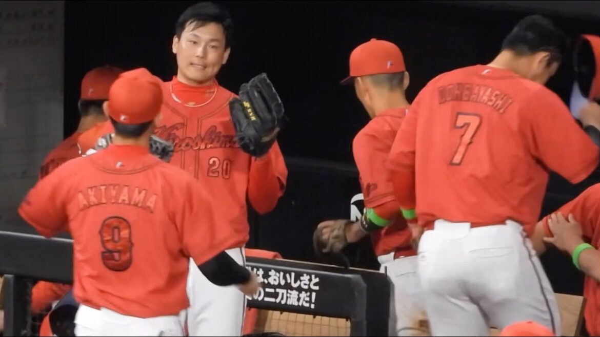 栗林良吏、通算116試合目でプロ初勝利！7裏、投球ハイライト 広島カープ2023年6月6日