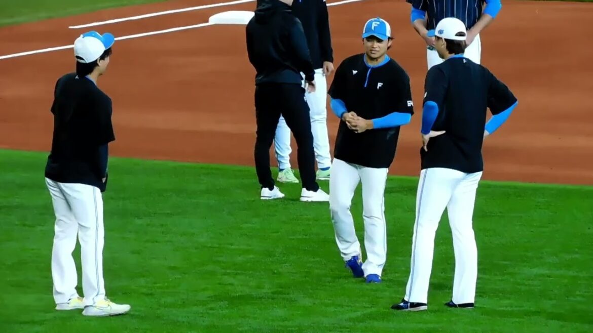 【日本ハム】山﨑福也選手 エスコン初練習【2024年2月29日】