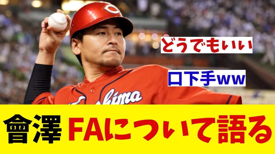 カープ・會澤翼　「戦力均衡はどうでもいい」FAについて語る・・・【野球情報】【2ch 5ch】【なんJ なんG反応】