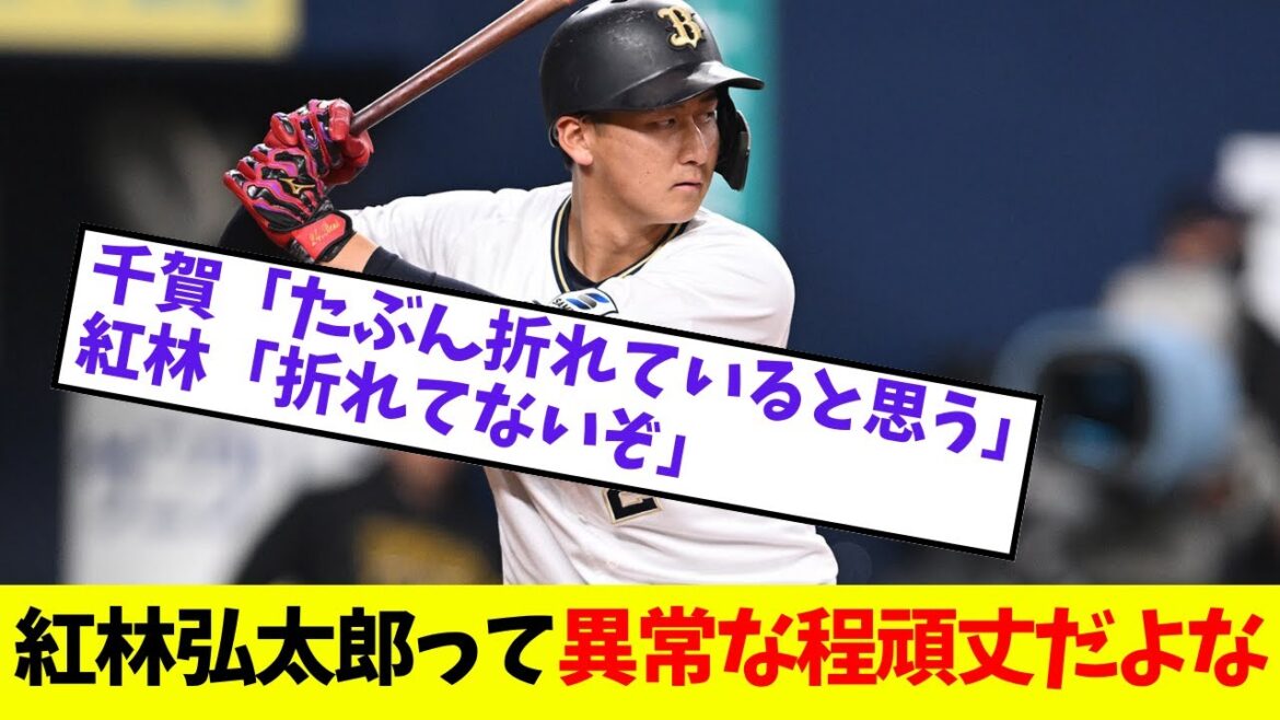 【オリックス】紅林弘太郎って異常な程頑丈だよな【プロ野球ネットの反応集】 【オリックス】紅林弘太郎って異常な程頑丈だよな【プロ野球ネットの反応集】