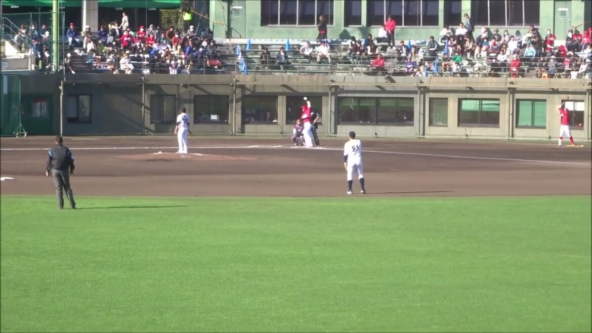 根本悠楓 vs 末包昇大　～侍ジャパン宮崎秋季キャンプ2023 練習試合（vs 広島東洋カープ）～