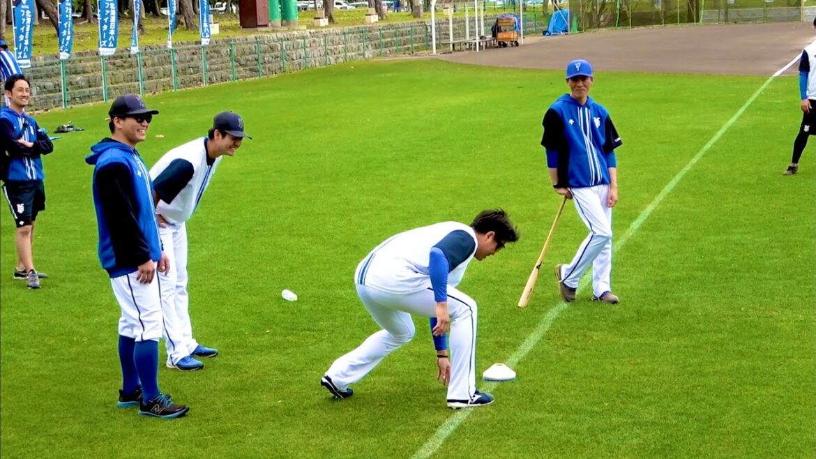 練習より笑いを取りに行く上茶谷w 横浜DeNAベイスターズ 2024/2/24