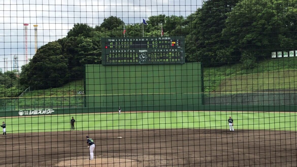 ジャイアンツ和田恋めっちゃ良い当たりもファール【イースタン 巨人VSヤクルト2019.6.11】