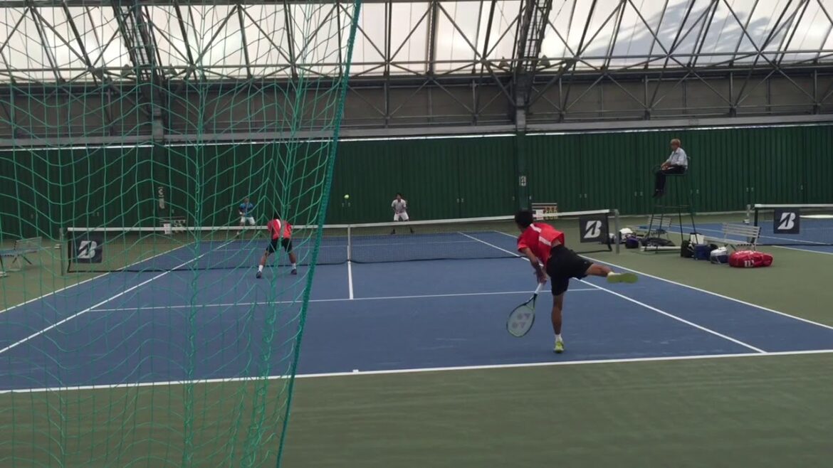 【1R】岡崎大倭/藤永大真(甲南大学)対武藤洸希/佐藤祥次(早稲田大学) 2018 インカレ 本戦１回戦