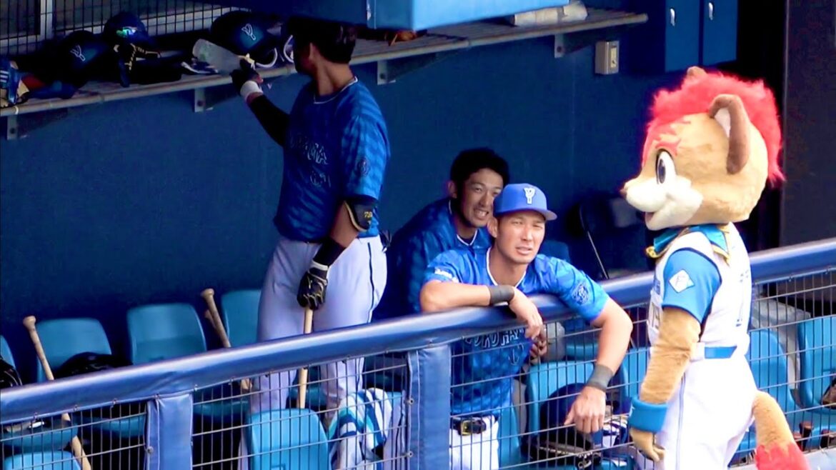 泰示ちょっと嬉しそうw ほのぼのした大田泰示と日ハムマスコット 横浜DeNAベイスターズ 2024/2/24 山本祐大 蝦名達夫