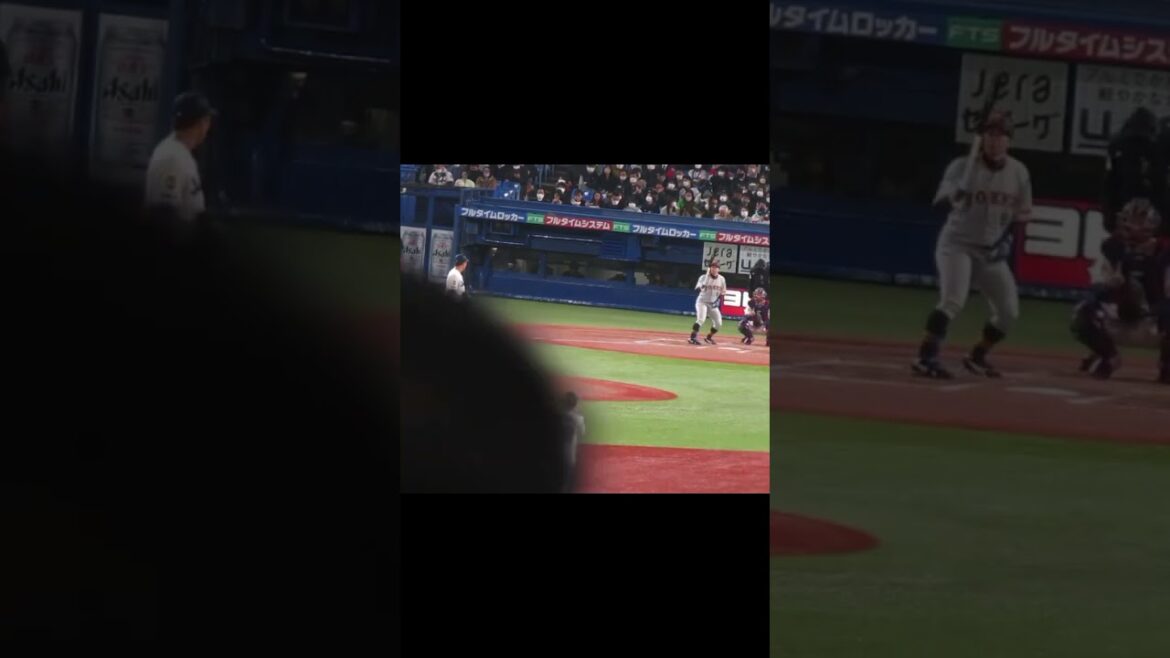 奥川恭伸 対 松原聖弥 こんな内角球打てないだろうという球(ヤクルトスワローズ 対 読売ジャイアンツ 2022/3/29）