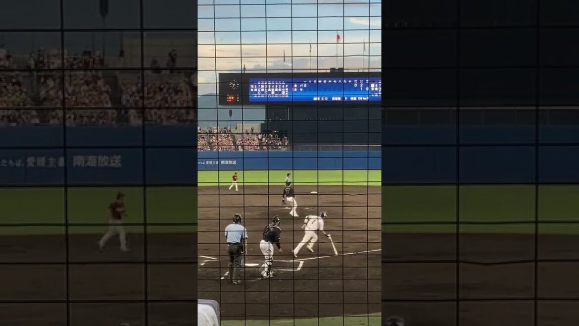 佐々木朗希の158kmを軽く弾き返す山田哲人#shorts