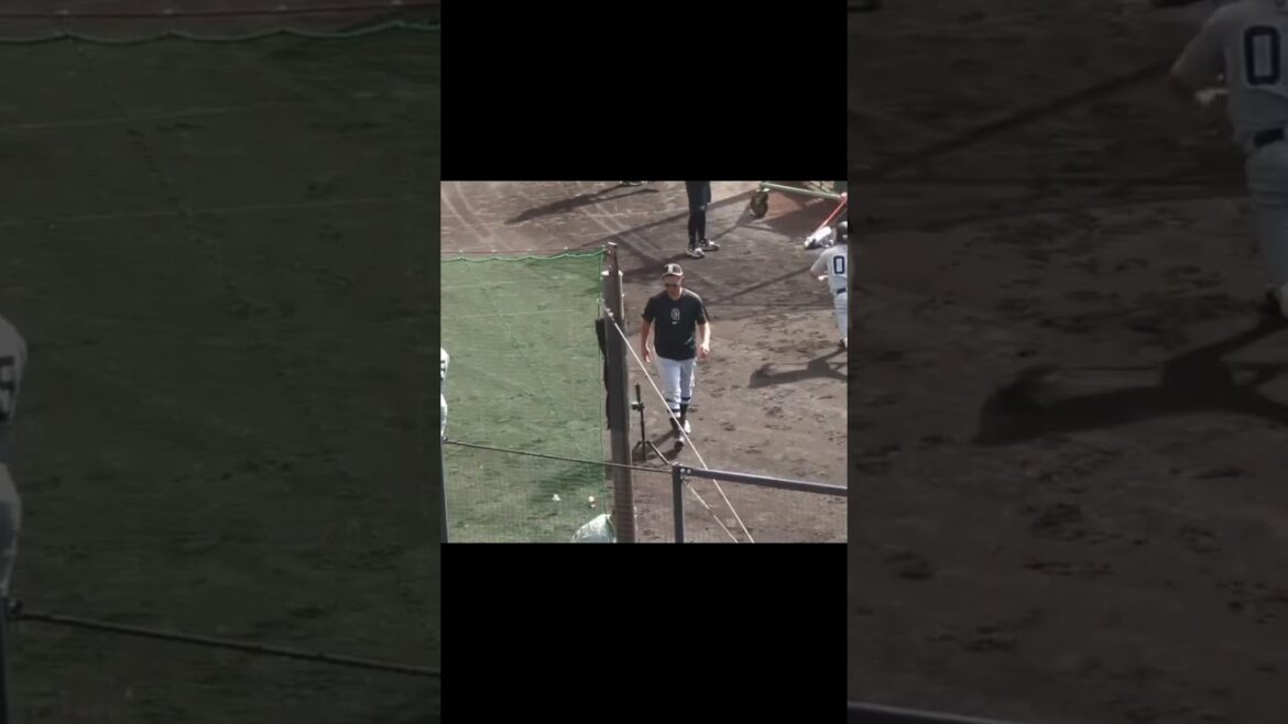 岡本和真 ウィーラーとボールの位置について何かを喋ってる〜読売ジャイアンツ沖縄キャンプ2024年2月21日