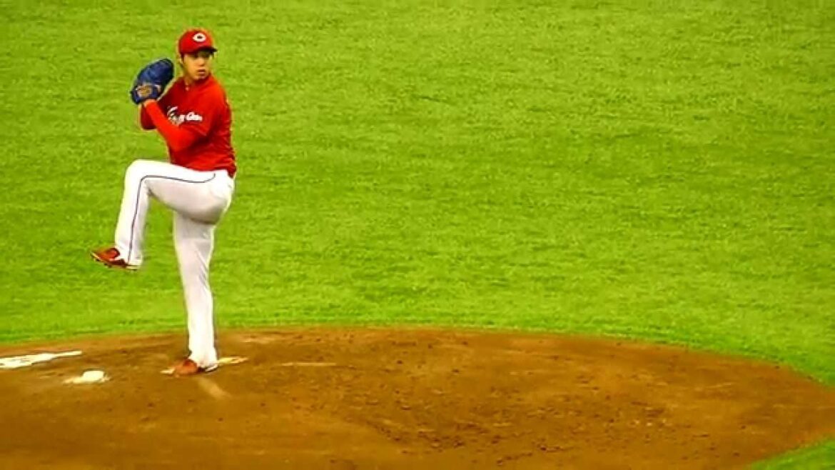 野村祐輔　投球フォーム