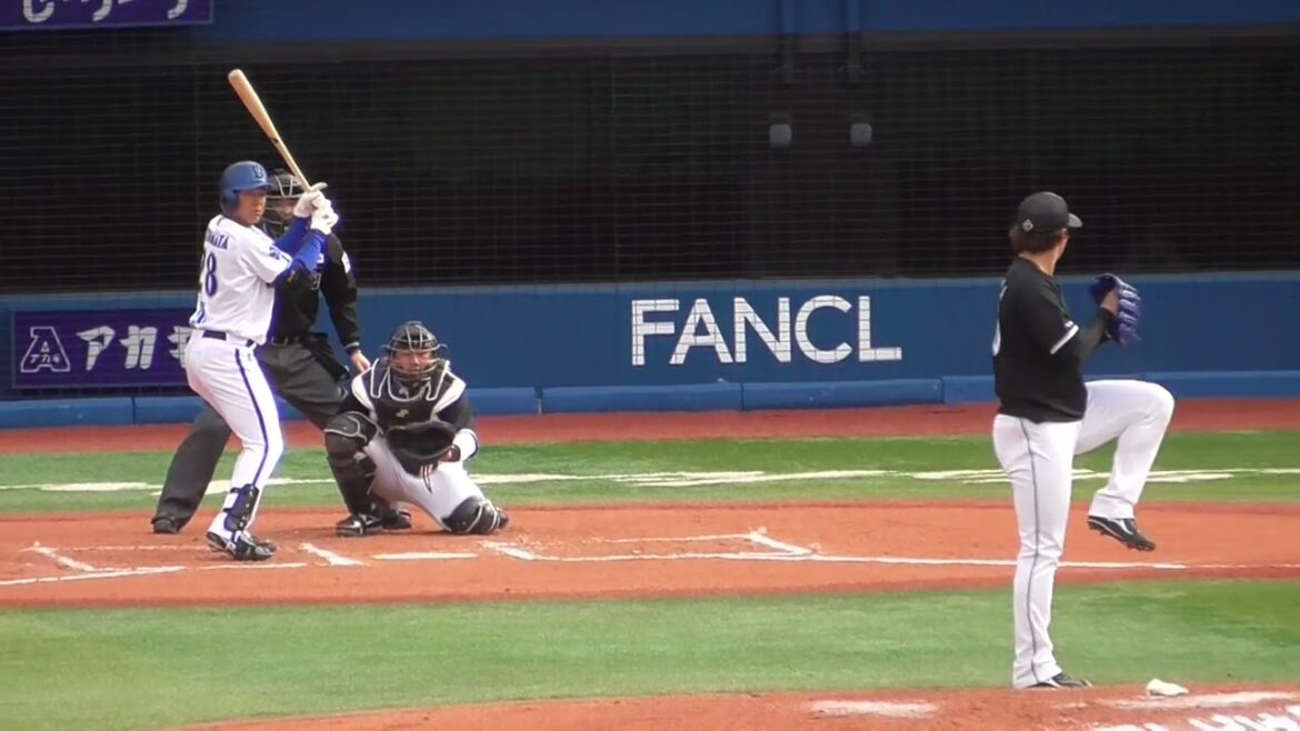 2024年3月6日オープン戦 横浜DeNAー千葉ロッテ 勝又 温史 選手の第1打席