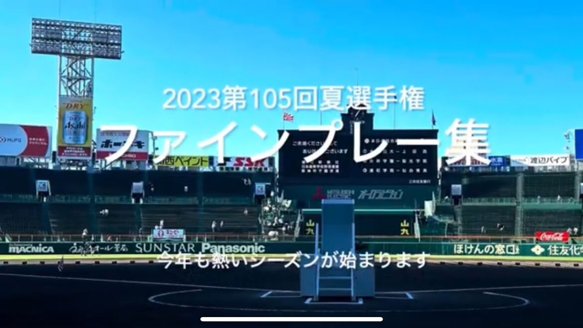 選抜の組み合わせも決まり球春到来！昨夏のファインプレーまとめてみました！24年もどんなプレーが飛び出るか楽しみです【2023第105回全国高校野球選手権大会】#第105回全国選手権大会#ファインプレー