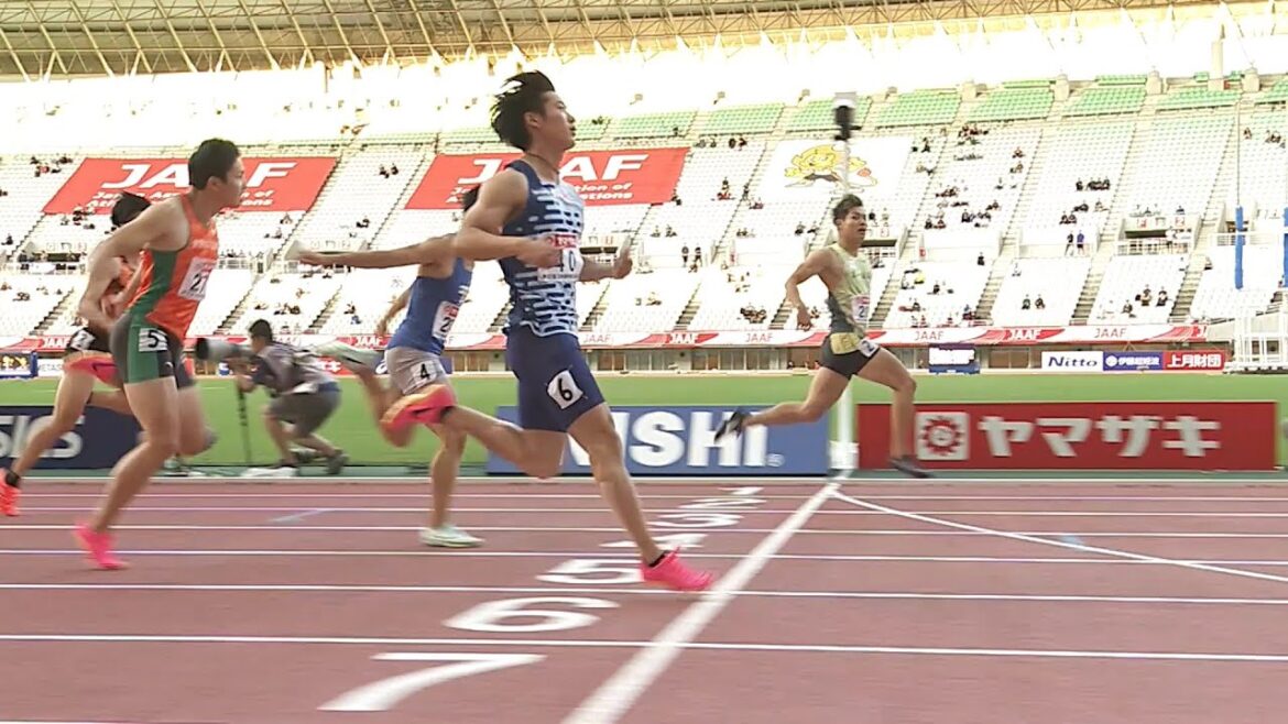 【第107回日本選手権】男子 100ｍ 予選7組