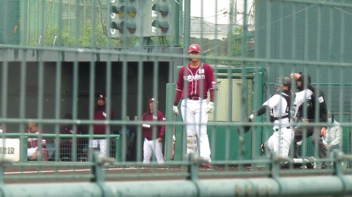 楽天 澤野聖悠2024バッティングフォーム（春季教育リーグ 千葉ロッテマリーンズ対 楽天ゴールデンイーグルス） ＃2024年3月5日