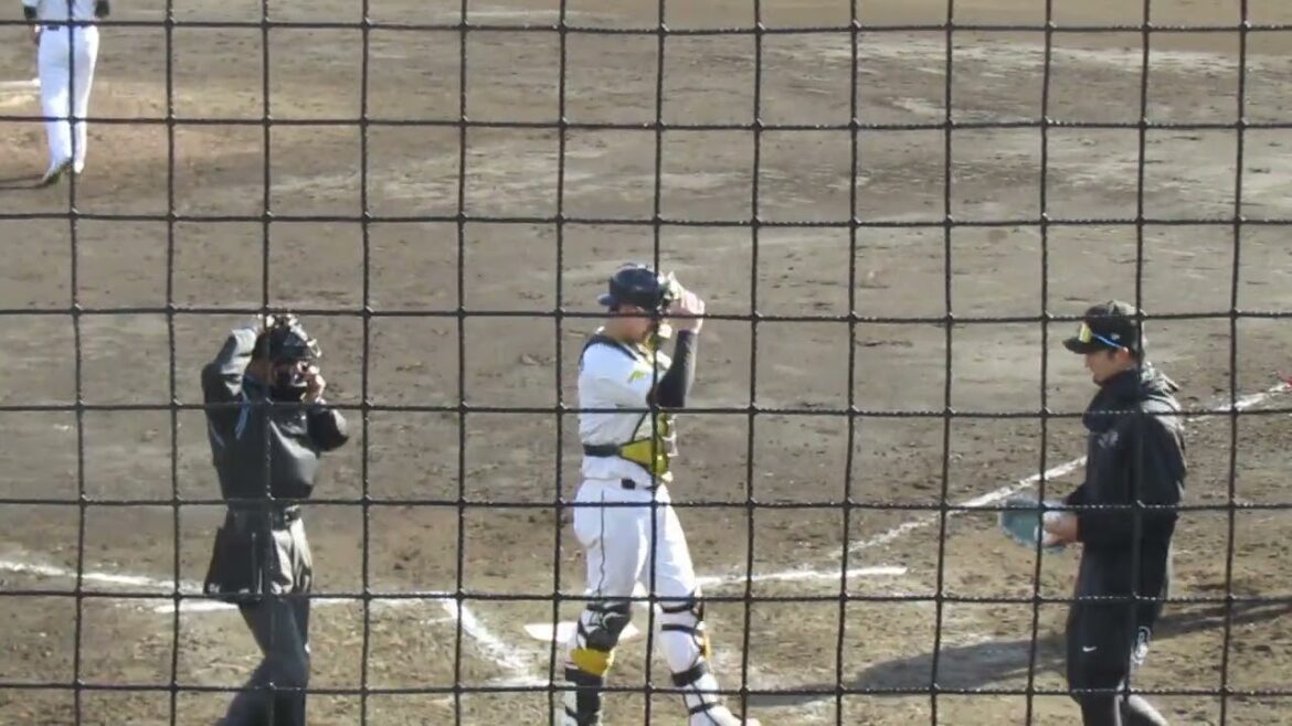 スピードスター舟越秀虎のバッティングフォーム（練習試合 読売ジャイアンツ対 尚武フェニックス2024年3月3日）