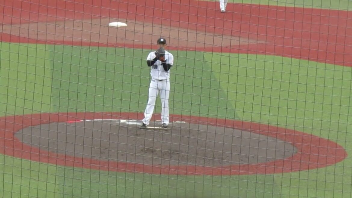 マリーンズ吉田凌ピッチングフォーム［千葉ロッテマリーンズ対ソフトバンクホークス2024年3月8日］
