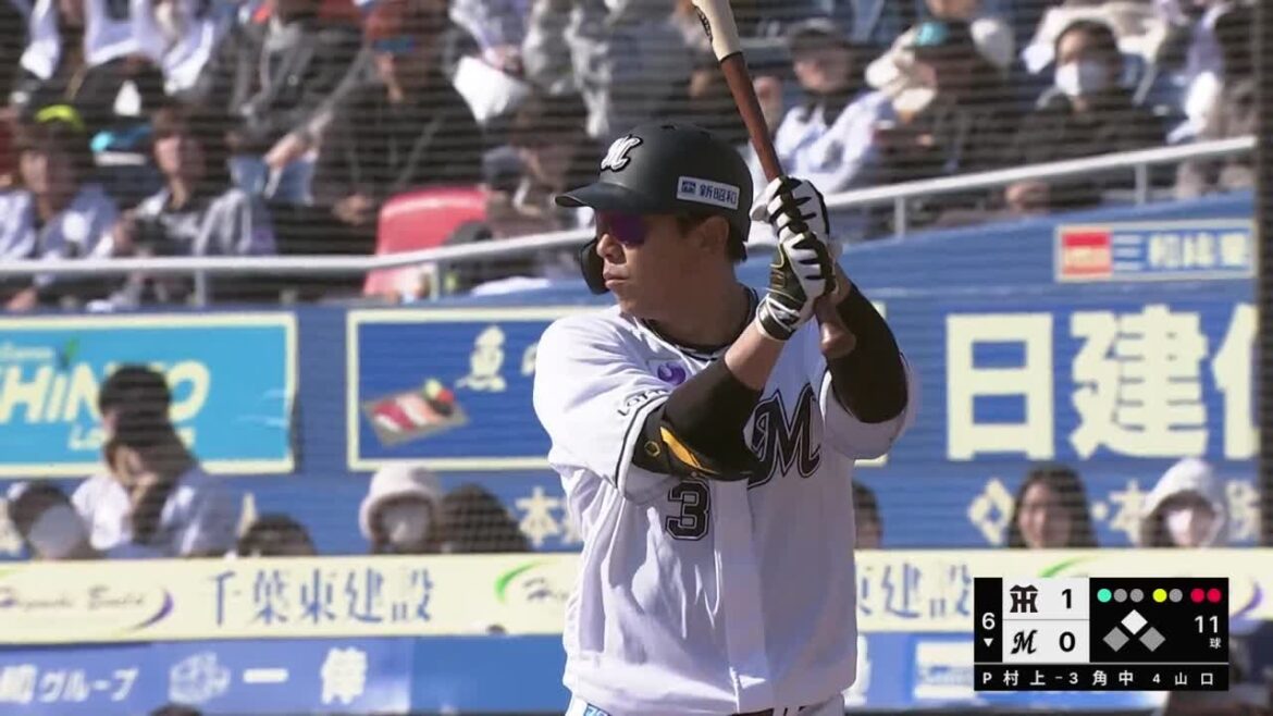 2024年3月13日 千葉ロッテ対阪神 試合ハイライト