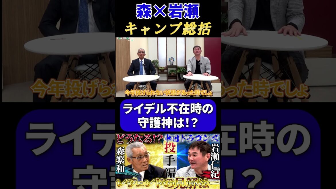 【先出し公開!】森×岩瀬『ライデル・マルティネス不在時の守護神は⁉』#森繁和 #岩瀬仁紀 #中日ドラゴンズ #ドラゴンズ #プロ野球 #shorts 【先出し公開!】森×岩瀬『ライデル・マルティネス不在時の守護神は⁉』#森繁和 #岩瀬仁紀 #中日ドラゴンズ #ドラゴンズ #プロ野球 #shorts