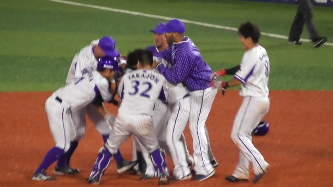 2018年5月31日 セパ交流戦 横浜DeNA ー 東北楽天  山下 幸輝選手 第1打席 サヨナラタイムリーヒット