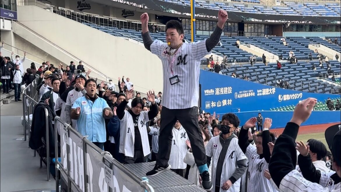 2024年ZOZOマリン初2次会 (中村奨吾&高部瑛斗 新ヒットテーマ 応援歌練習有り) 2024/3/8 オープン戦 ロッテvs ソフトバンク