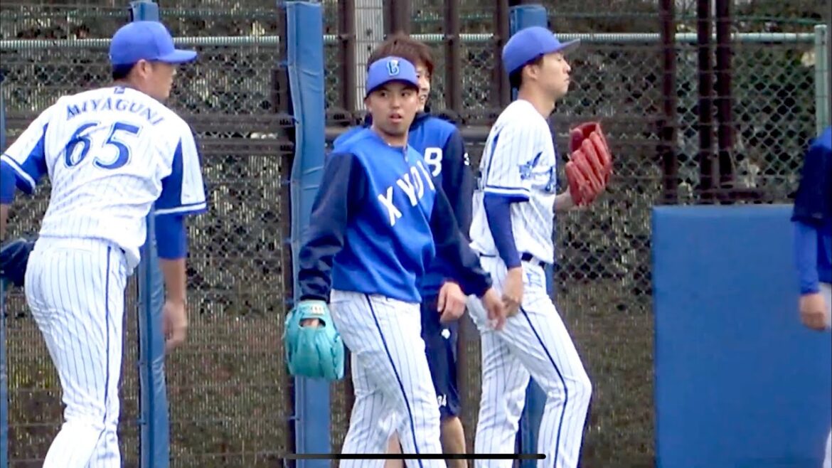 プロのキャッチボール 東 克樹 2021 秋季キャンプ 横浜DeNAベイスターズ
