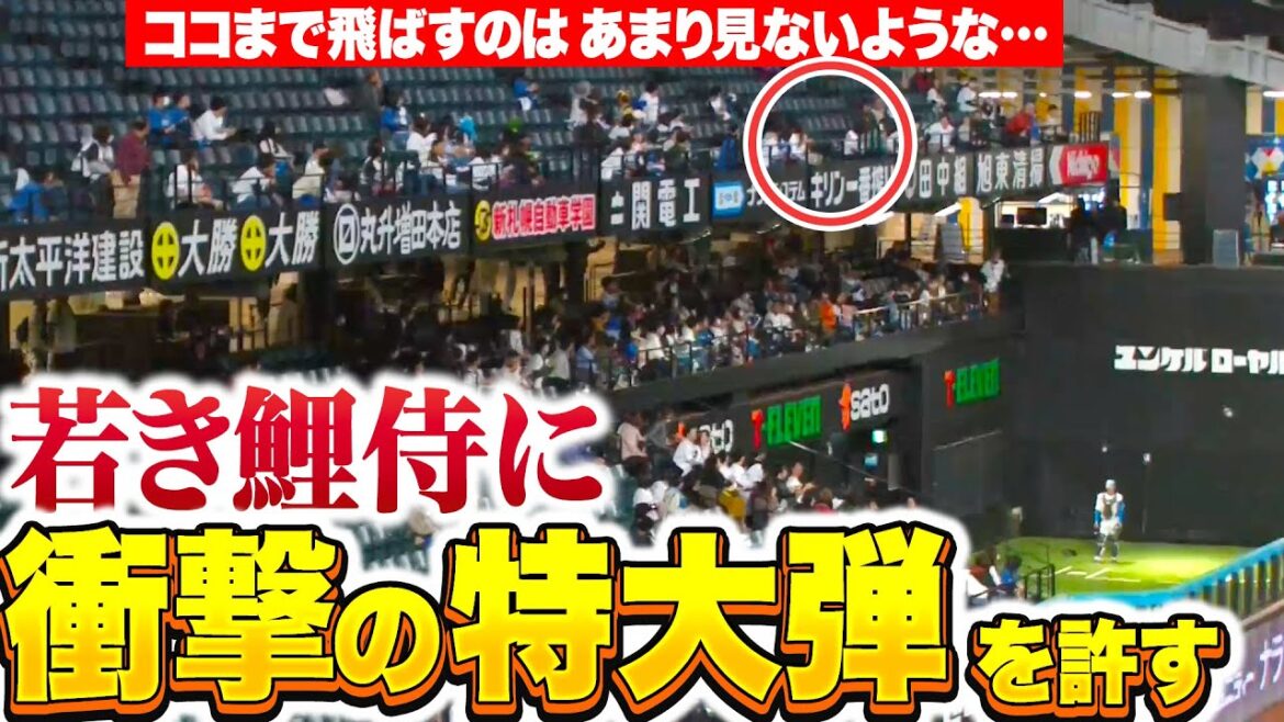 Pacific-League: 【ギータ級パワー!?】伊藤大海『若き鯉侍・田村俊介に衝撃の特大HRを許す…』 【ギータ級パワー!?】伊藤大海『若き鯉侍・田村俊介に衝撃の特大HRを許す…』