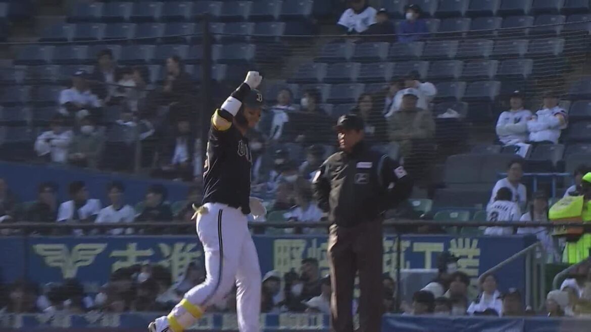 2024年3月15日 千葉ロッテ対オリックス 試合ハイライト