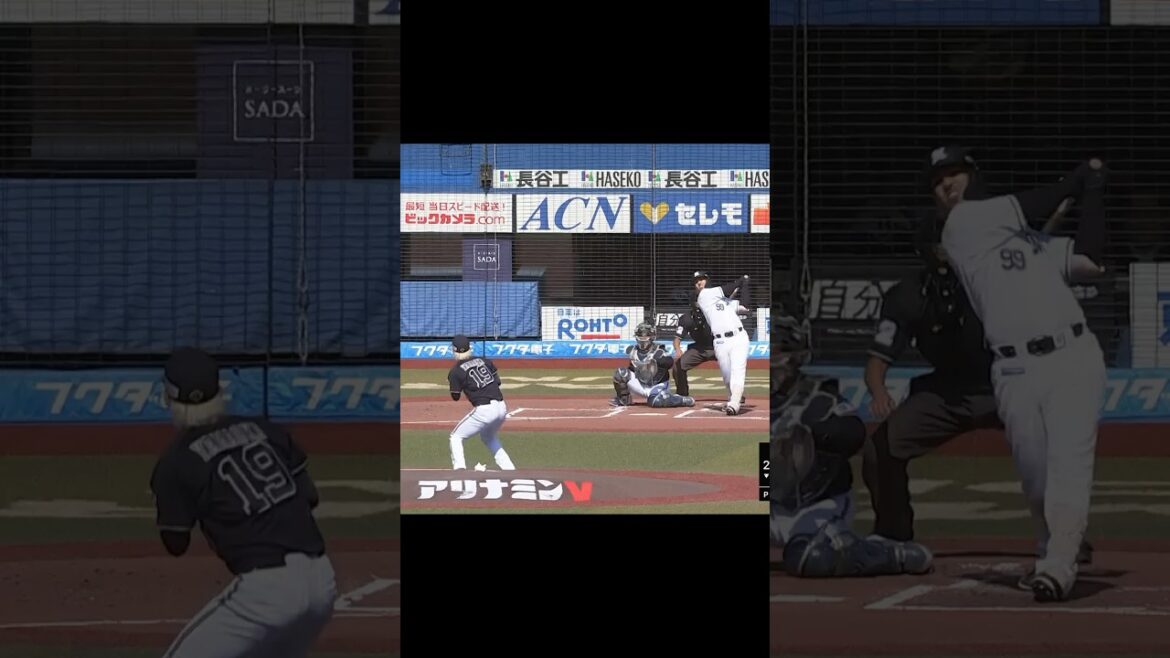 【ソト選手の特大アーチ】ライトスタンドへ挨拶がわりの一発 ！ #chibalotte