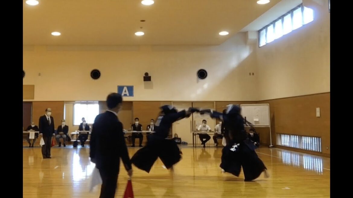 試合【令和3年 沖縄県剣道選手権大会 準決勝】 山川 vs 平安　沖縄  okinawa kendo