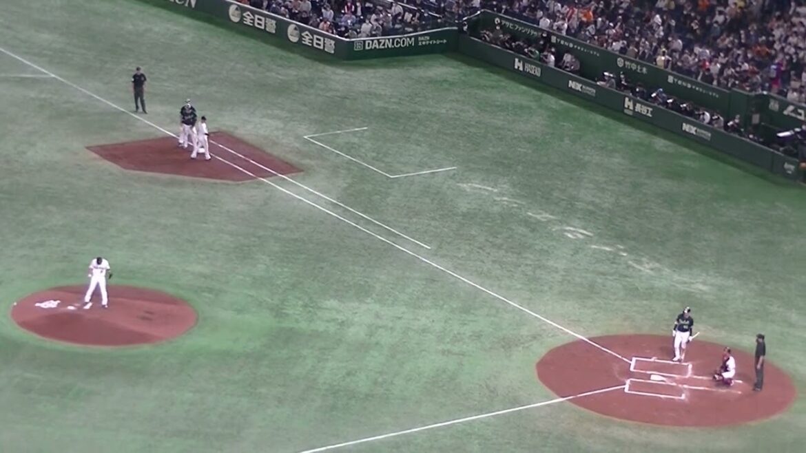 太田賢吾ヒットで無死一、三塁 【読売ジャイアンツ対ヤクルトスワローズ 東京ドーム2022年5月6日】