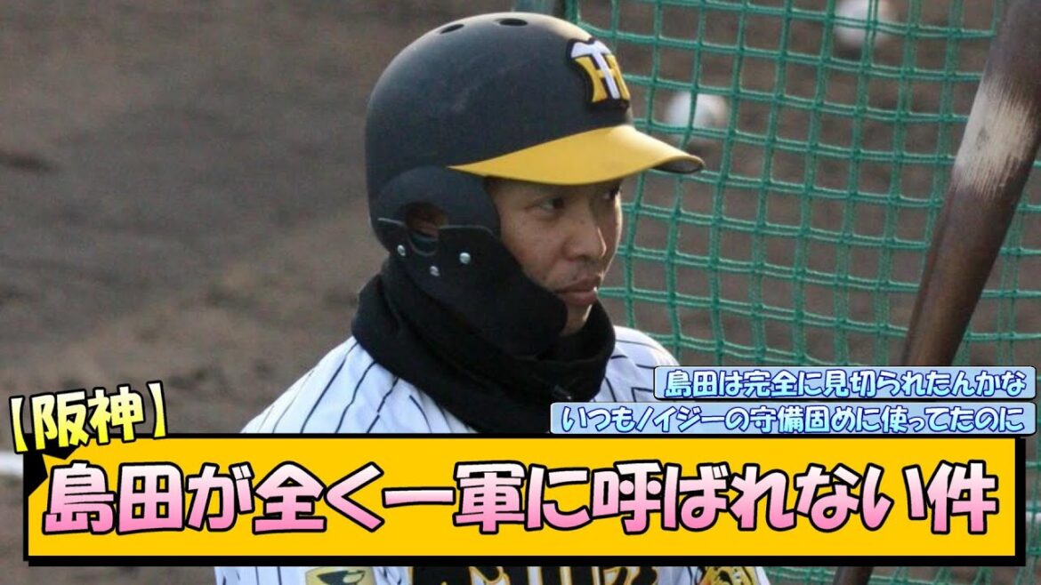 【阪神】島田が全く一軍に呼ばれない件【なんJ 反応 まとめ】