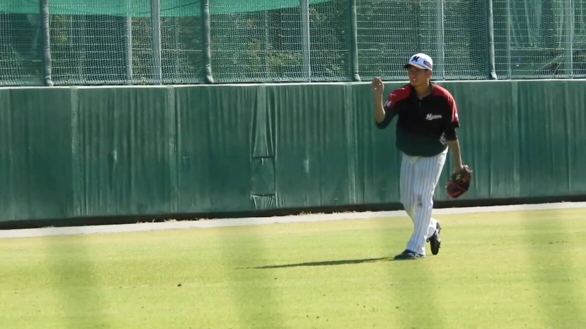 19.10.26　東妻キャッチボール　千葉ロッテ二軍秋季練習