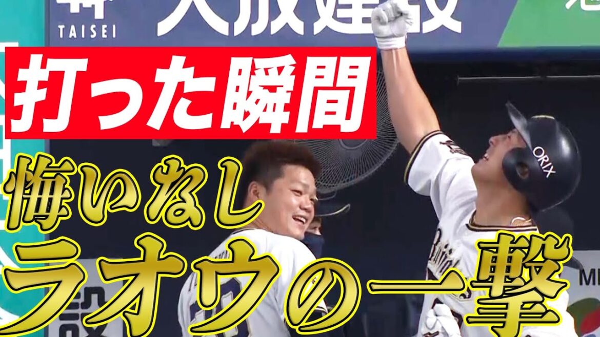 【左中間5階席中段】杉本裕太郎 今季4号は打った瞬間の悔いなし弾