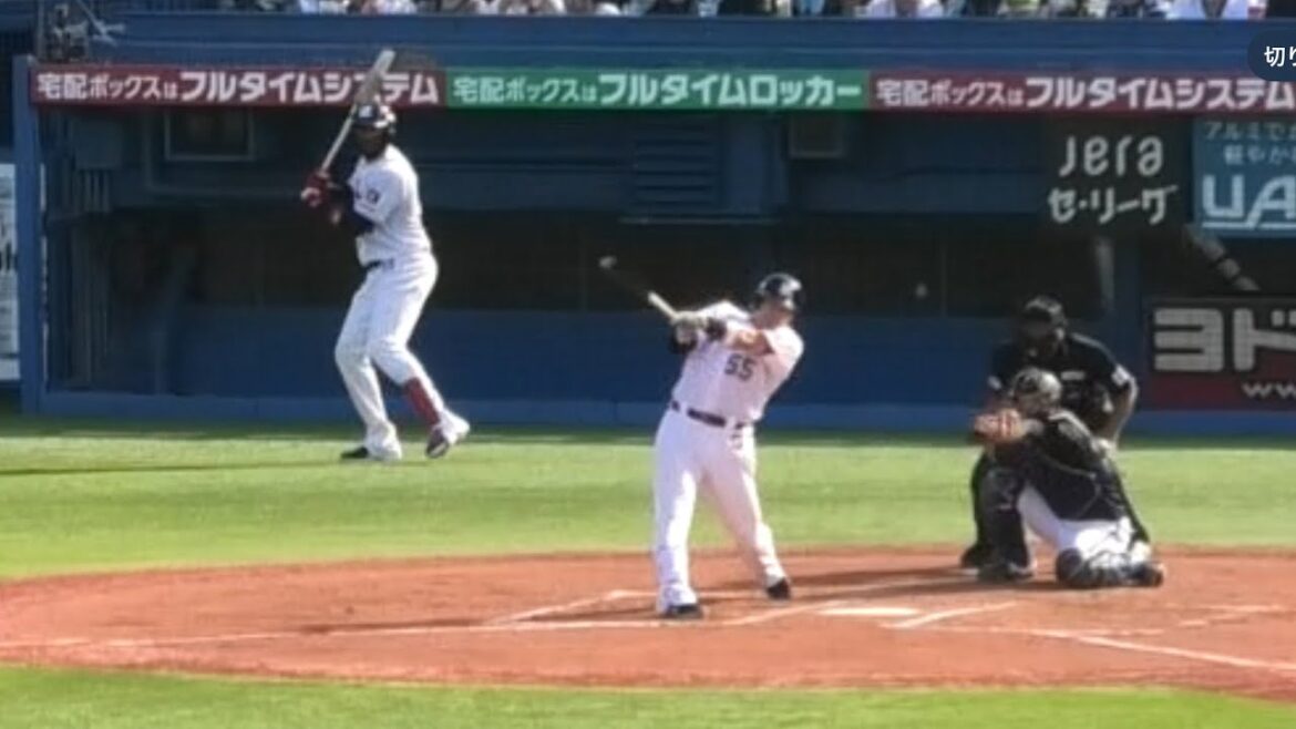 村上宗隆、オープン戦2号ツーランホームランを打ち込む 2024/3/17