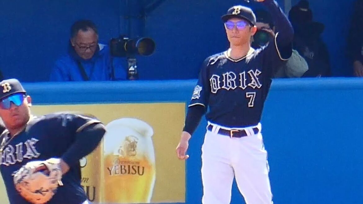 オリックス西川龍馬のボール回しが、広島カープ時代と変わらずのボールパスだったよ！オリックスvsヤクルトオープン戦 2024年3月17日
