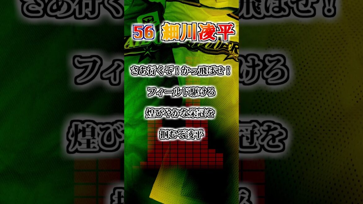 『2024新応援歌』【北海道日本ハムファイターズ】　細川凌平　応援歌　#shorts #応援歌 #ファイターズ