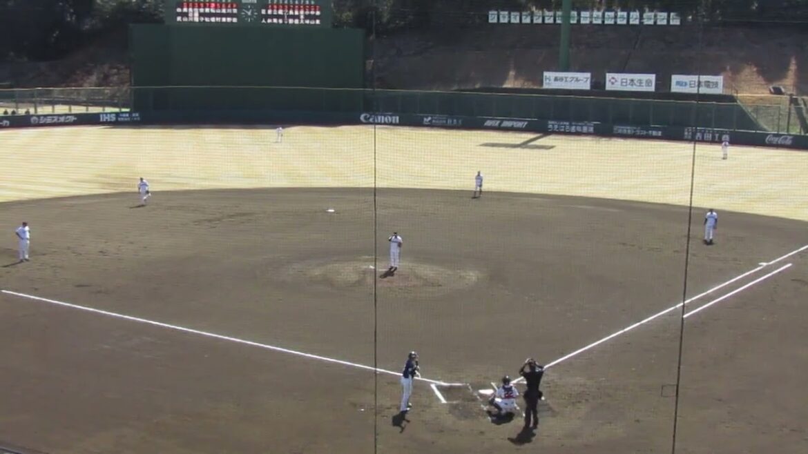 ライト立岡宗一郎が上手い（春季教育リーグ 読売ジャイアンツ対 西武ライオンズ2024年3月10日）