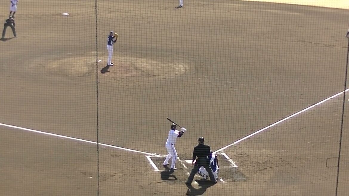 長野久義 羽田慎之介の153キロに力負け センターフライに倒れる【教育リーグ読売ジャイアンツ対 西武ライオンズ2024年3月10日】