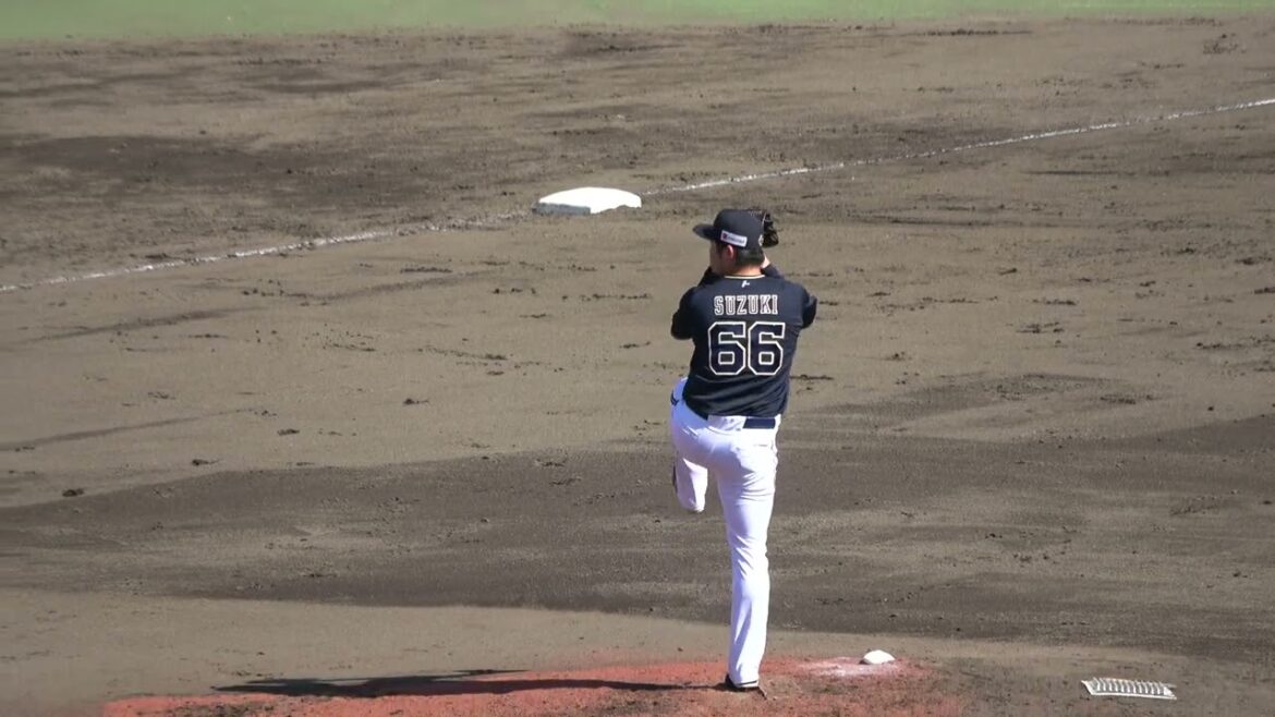 【静岡県凱旋登板】オリックスバファローズ 鈴木博志投手 投球練習 2024/3/13 草薙球場