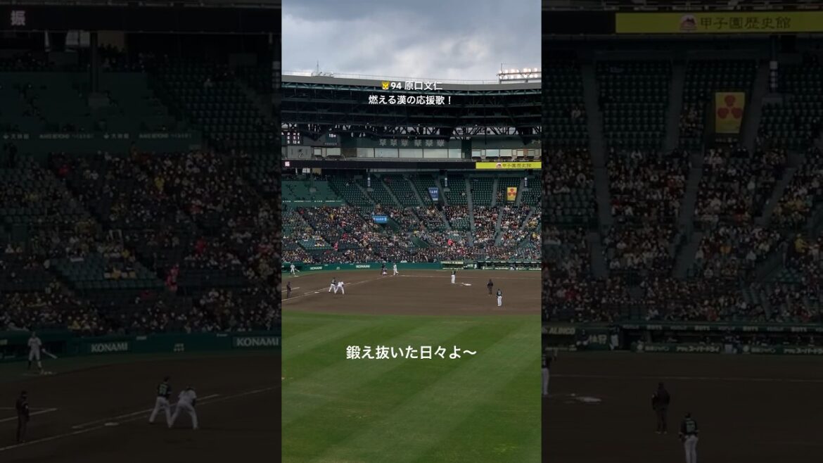 燃える漢の応援歌🔥 #阪神タイガース 94番 #原口文仁 ！