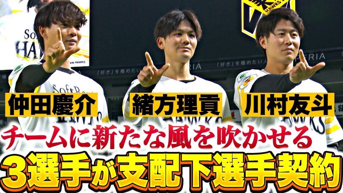 【新たな風に】仲田・緒方・川村『3選手が支配下選手契約…ここからが本当の勝負！』
