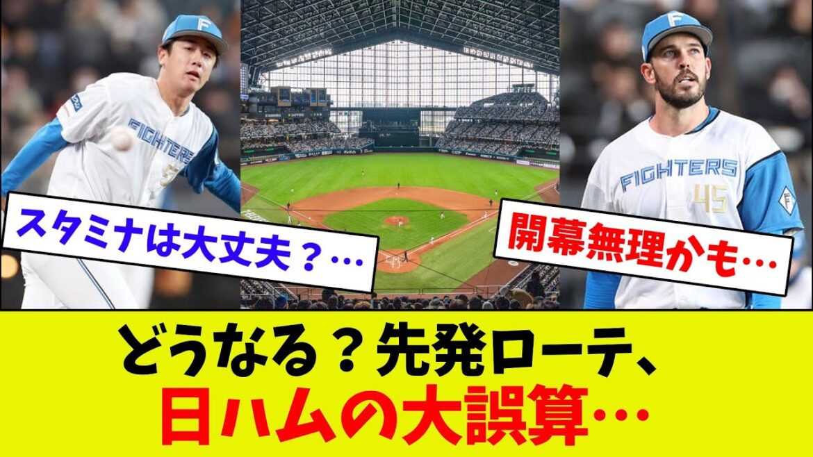 【大誤算!?】日本ハムの選択ローテが決まらない…　史上最高額のバーヘイゲン期待に応えられず…