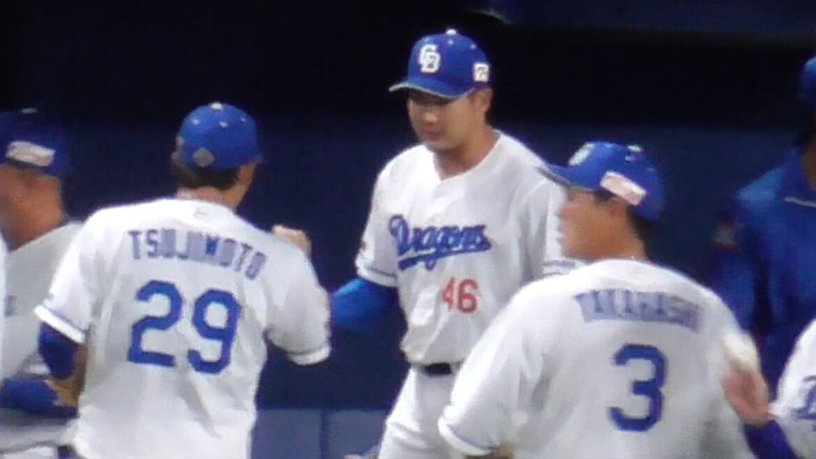 緊急登板 梅野雄吾　同級生藤嶋緊急降板のピンチを救う！立浪監督「よく抑えてくれた」　中日ドラゴンズVS阪神タイガース　2024/03/15