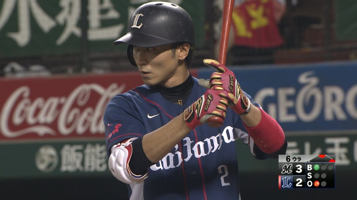 【プロ野球パ】俊足・金子、逆転の2点タイムリー三塁打！  2014/07/26 L-M