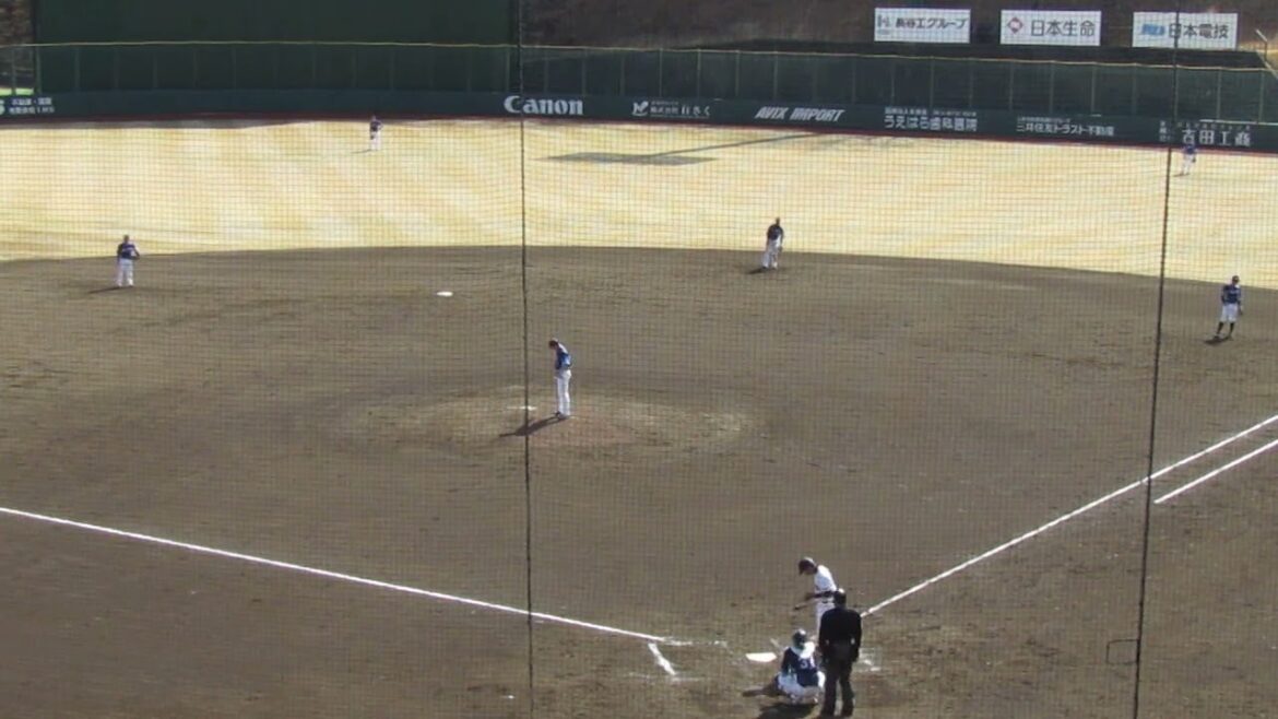 立岡宗一郎フォアボールを選ぶ（春季リーグ 読売ジャイアンツ対 西武ライオンズ2024年3月10日）