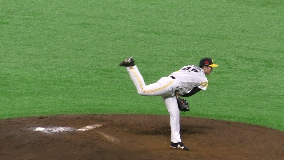 スロー映像)ソフトバンク 高橋純平 投球フォーム 2017.4.14