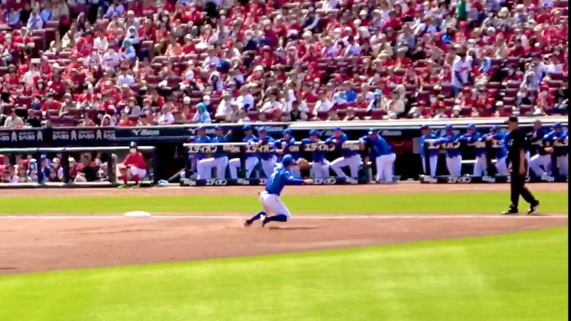 ボール捌きが上手い！ 軽快にサード守備をこなす京田陽太 横浜DeNAベイスターズ 2023/4/23