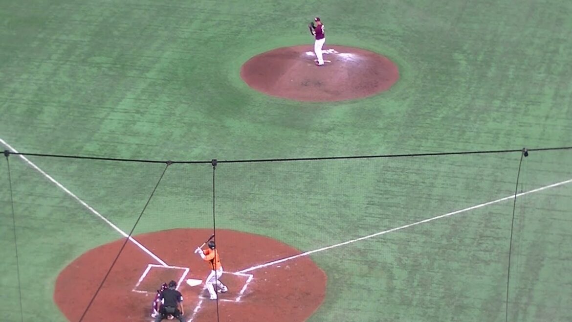 若林、大城卓三を打ち取る瀧中 瞭太 【読売ジャイアンツ対 東北楽天ゴールデンイーグルス2021/5/27】