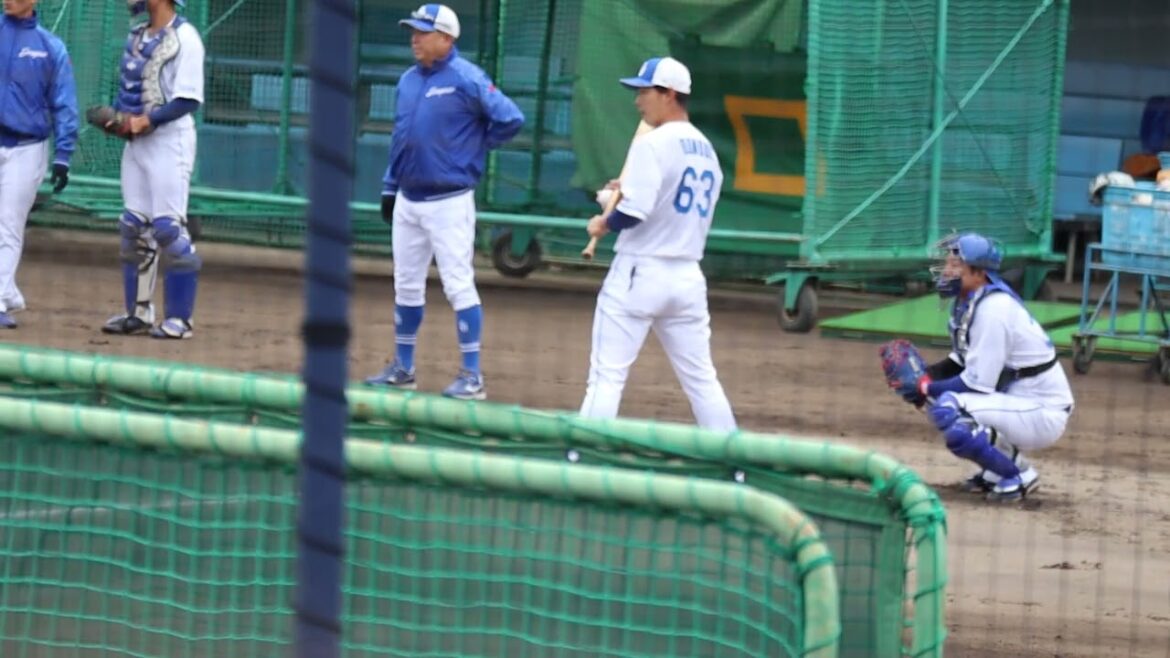 2023.11.12【秋季キャンプ】堂上直倫コーチとしての初キャンプ